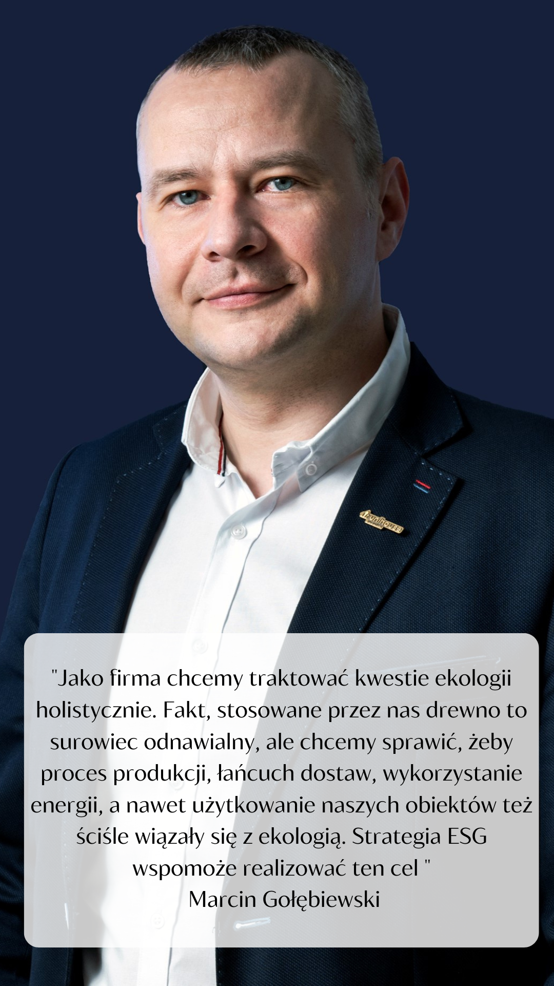 Marcin Gołębiewski ESG Unihouse