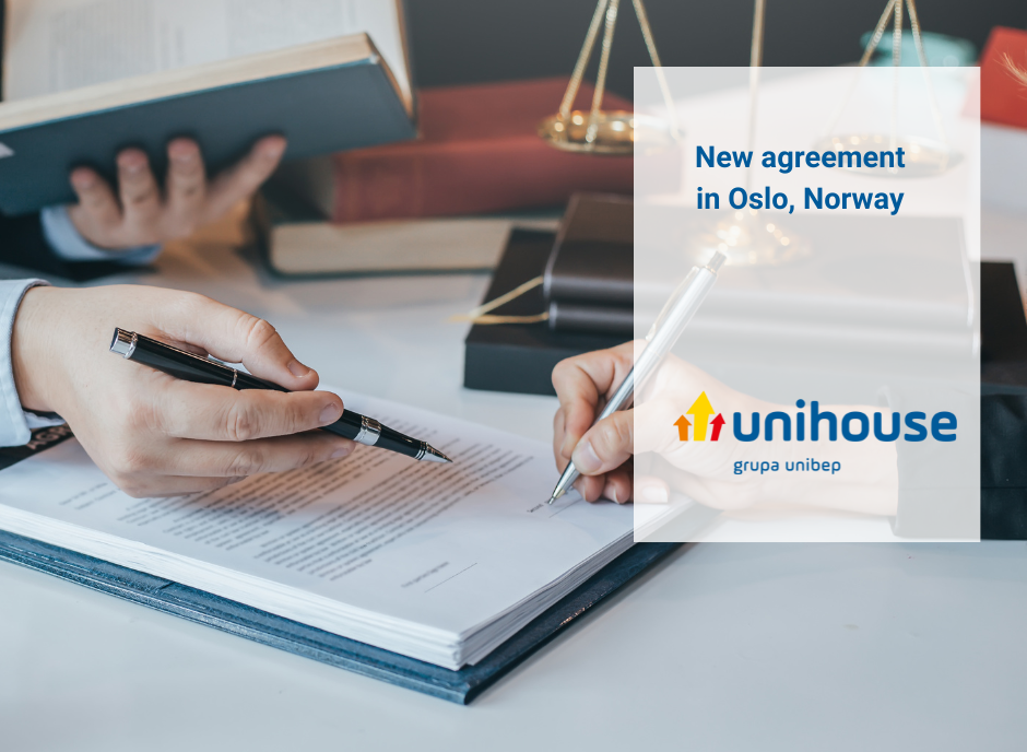 Unihosue z nową umową w Oslo w Norwegii