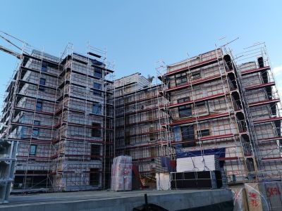 Vestbyen: Montaż 106 modułów mieszkalnych w zaledwie 7dni!