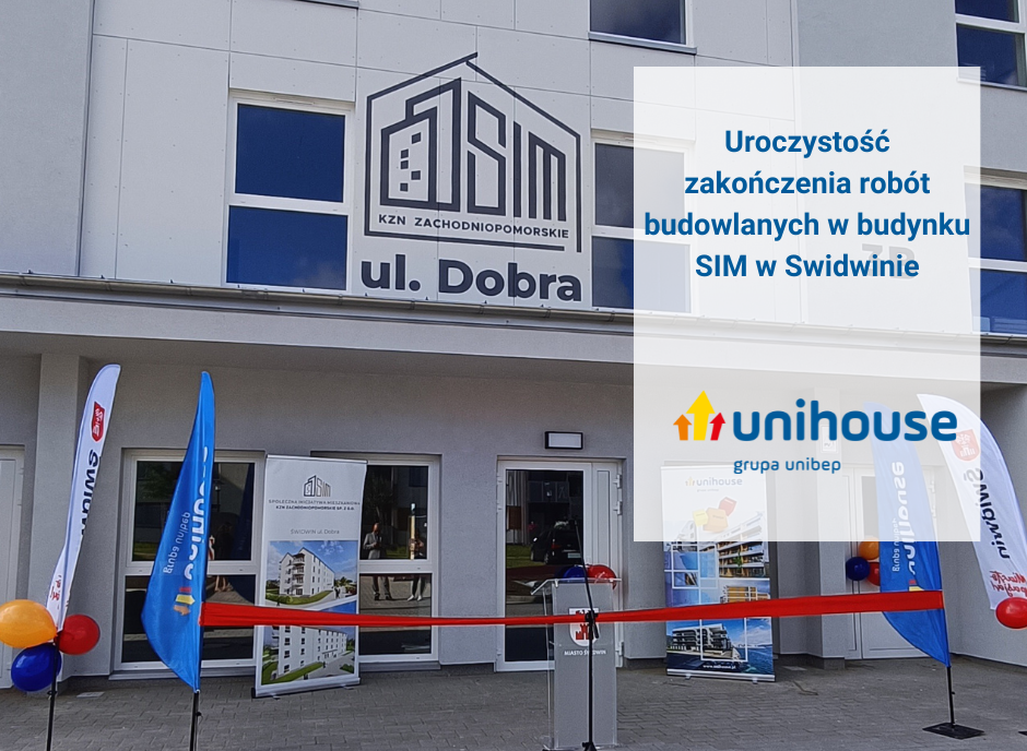 Uroczystość zakończenia robót budowlanych modułowego budynku SIM Świdwin