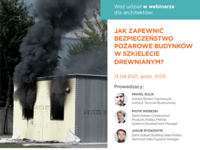 Webinar: Jak zapewnić bezpieczeństwo pożarowe budynków w szkielecie drewnianym?