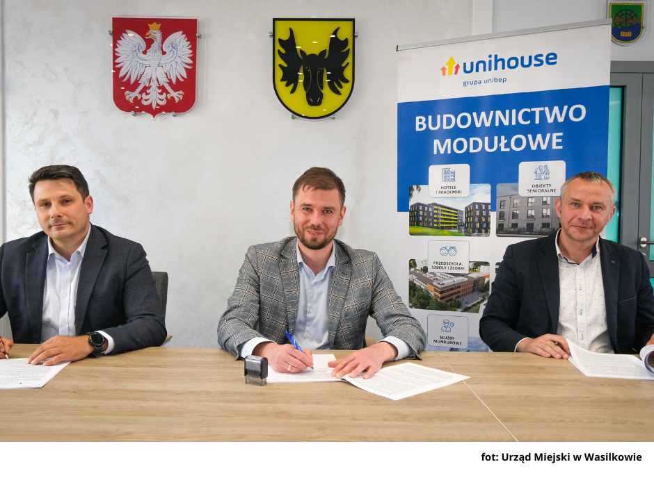 Nowa umowa unihouse na budowę żłobka modułowego w Wasilkowie