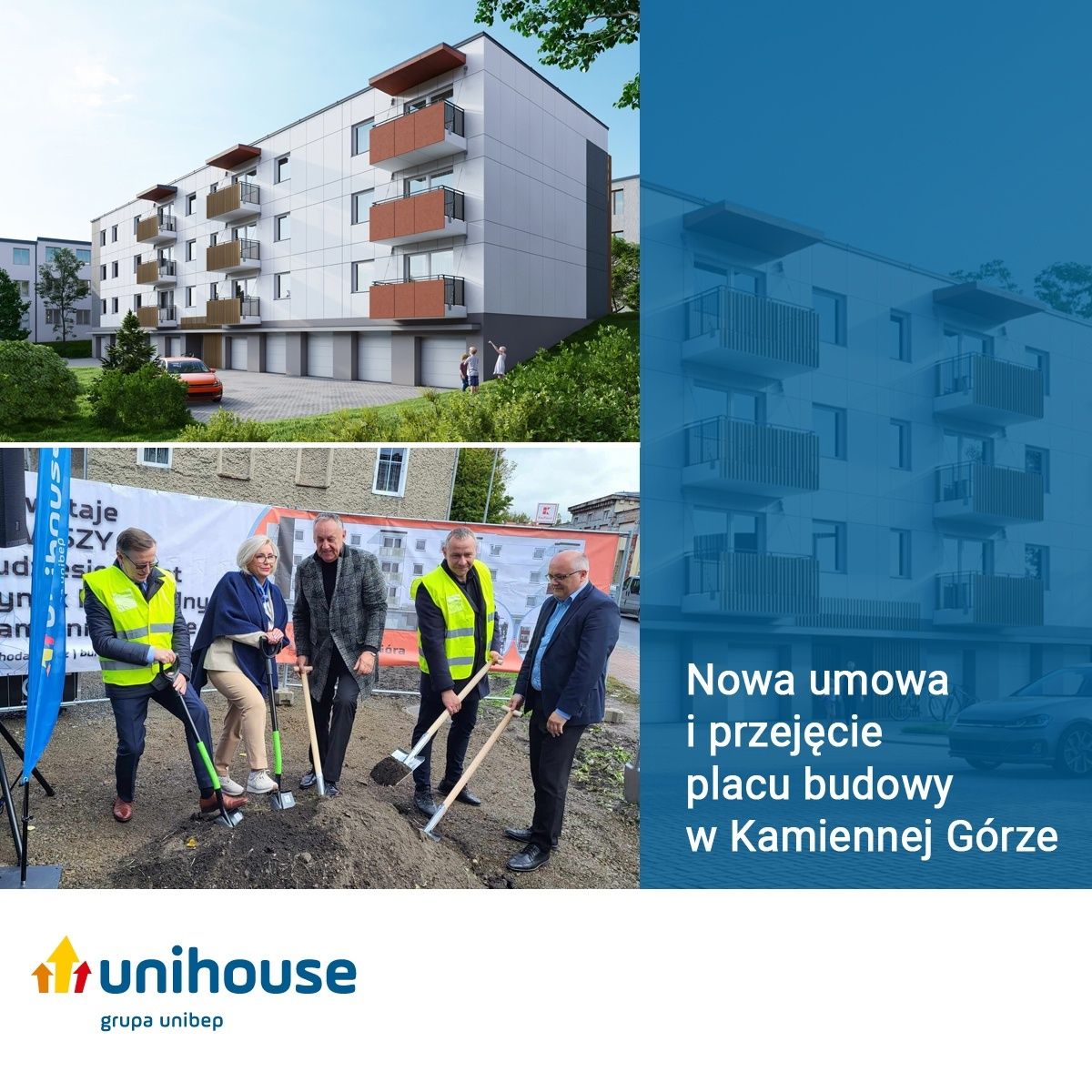 Unihouse buduje modułowy budynek komunalny w Kamiennej Górze