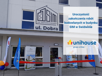 Uroczyste zakończenie robót budowlanych budynku wielorodzinnego SIM w Świdwinie
