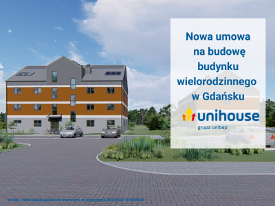 Nowa umowa na budowę budynku  wielorodzinnego  w Gdańsku