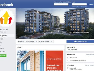 Nowość w Unihouse! - Media Społecznościowe