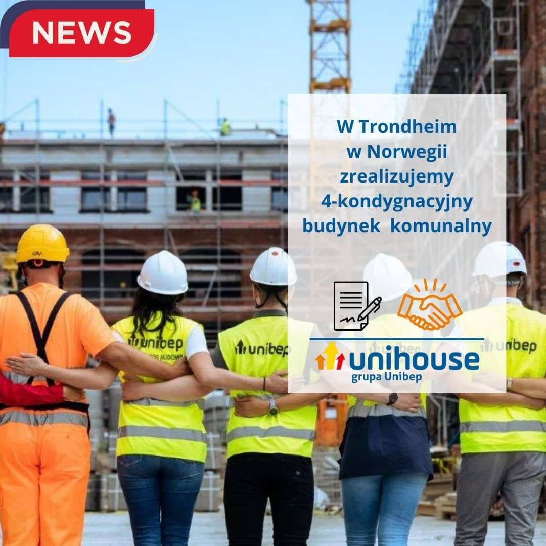 Unihouse nowa inwestycja w Trondheim  w Norwegii