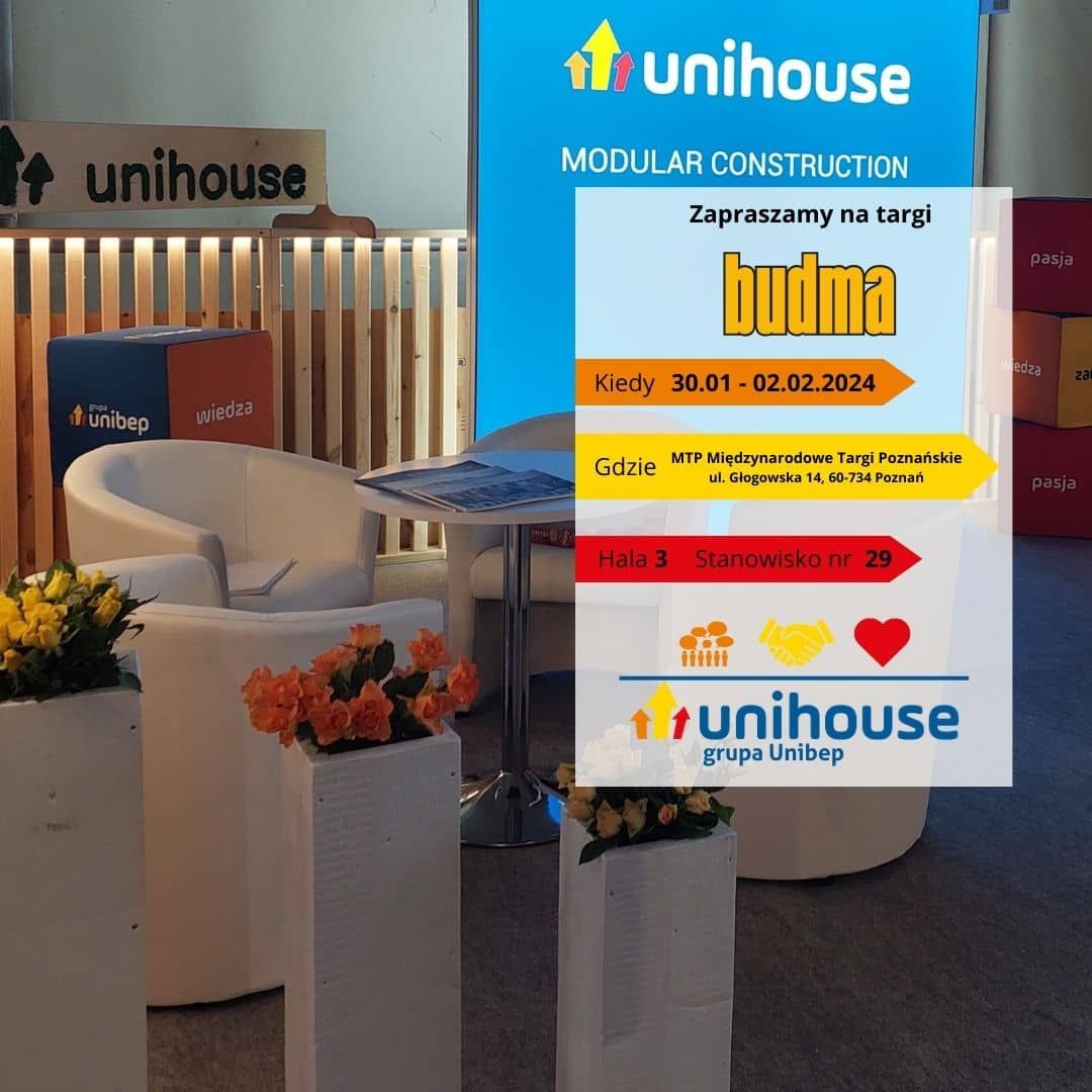 Unihousa na targach budowlanych Budma 2024