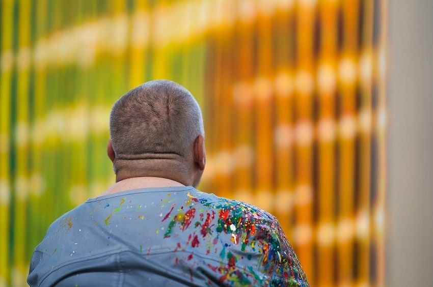 Unihouse  polska premiera nowego dzieła prof. Leona Tarasewicza