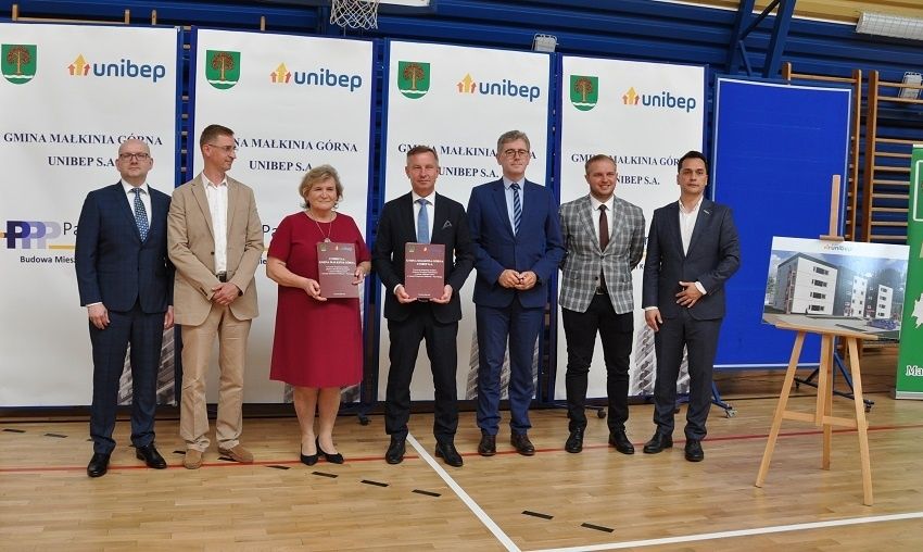 Modułowy blok komunalny w Małkinii Górnej